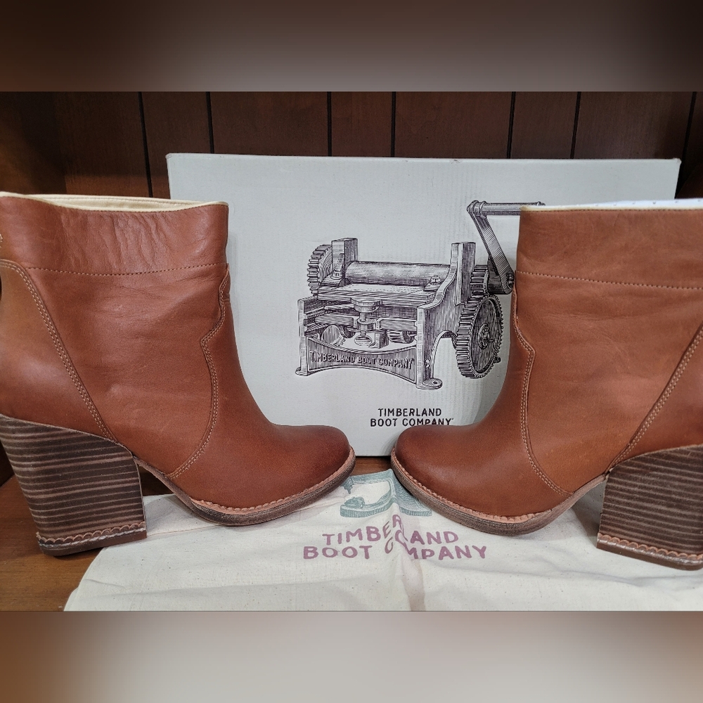 New Timberland Women's Marge Short Pull-On Boot, Brown US Size 7